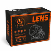 لنز سورا Q25 PRO 4300K سایز ۲.۵ اینچ | لنز Bi-LED نور آفتابی 45/55 وات با خط کات دقیق